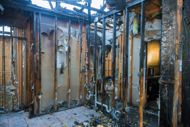 Professional Emergency Fire Cleanup technician working in Inverness, CA